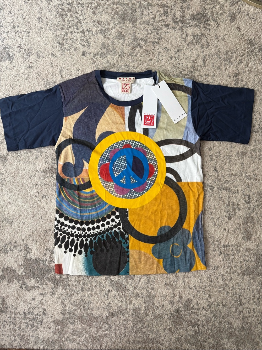 Marni x Vogue Crew Neck T-shirt Print by Beatriz Milhazes - 36